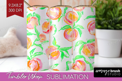 Fruit Tumbler Wrap - Summer Tumbler PNG Sublimation Product Image 1