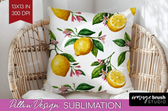 Summer Fruit Pillow Sublimation - Fruit Pillow Cover PNG Product Image 1