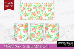 Fruit Mug Wrap - Summer Mug PNG Sublimation Product Image 1