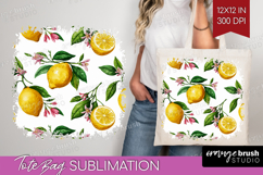 Summer Fruit Tote Bag - Fruit Tote Bag PNG Sublimation Product Image 1