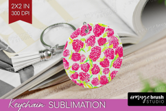 Fruit Keychain PNG - Summer Keychain Sublimation Product Image 1