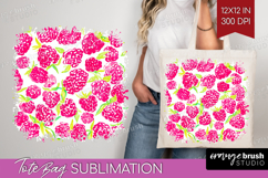 Fruit Tote Bag - Summer Tote Bag PNG Sublimation Product Image 1