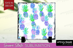 Fruit Slate PNG - Summer Square Slate Sublimation Product Image 1
