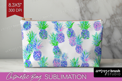 Fruit Cosmetic Bag - Summer Makeup Bag PNG Sublimation Product Image 1