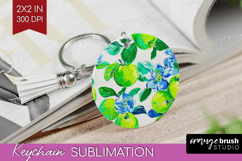 Fruit Keychain PNG - Summer Keychain Sublimation Product Image 1