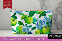 Fruit Cosmetic Bag - Summer Makeup Bag PNG Sublimation Product Image 1