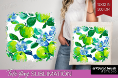 Fruit Tote Bag - Summer Tote Bag PNG Sublimation Product Image 1