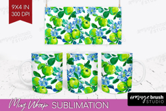 Fruit Mug Wrap - Summer Mug PNG Sublimation Product Image 1