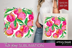 Fruit Tote Bag - Summer Tote Bag PNG Sublimation Product Image 1