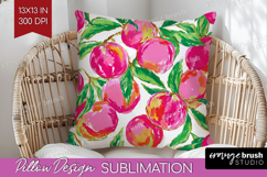 Fruit Pillow Sublimation - Summer Pillow Cover PNG Product Image 1