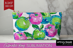 Fruit Cosmetic Bag - Summer Makeup Bag PNG Sublimation Product Image 1