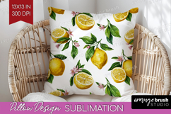 Summer Fruit Pillow Sublimation - Fruit Pillow Cover PNG Product Image 1
