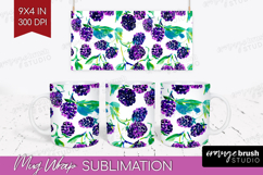Fruit Mug Wrap - Summer Mug PNG Sublimation Product Image 1