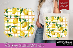 Summer Fruit Tote Bag - Fruit Tote Bag PNG Sublimation Product Image 1