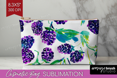 Fruit Cosmetic Bag - Summer Makeup Bag PNG Sublimation Product Image 1