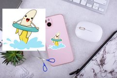 Summer Fruits Kawaii Cartoon Character Stickers Product Image 3