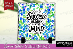 Inspirational Quote Slate PNG - Summer Fruit Square Slate Product Image 1