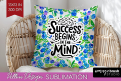 Inspirational Quote Pillow Sublimation - Summer Fruit Pillow Product Image 1