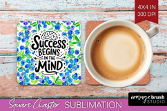 Inspirational Quote Square Coaster - Summer Fruit Coaster Product Image 1