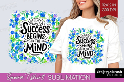 Inspirational Quote Square Tshirt Background - Summer Fruit Product Image 1