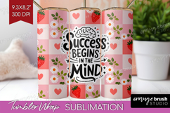 Inspirational Quote Tumbler Wrap - Summer Fruit Tumbler PNG Product Image 1