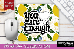 Inspirational Quote Mouse Pad Sublimation - Summer Fruit PNG Product Image 1