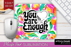 Inspirational Quote Mouse Pad Sublimation - Summer Fruit PNG Product Image 1