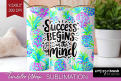 Inspirational Quote Tumbler Wrap - Summer Fruit Tumbler PNG Product Image 1
