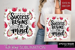 Inspirational Quote Tote Bag - Summer Fruit Tote Bag PNG Product Image 1