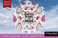 Inspirational Quote Wind Spinner Sublimation PNG - Summer Product Image 1