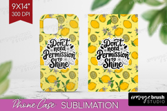 Inspirational Quote Phone Case PNG - Summer Fruit Case PNG Product Image 1