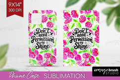 Inspirational Quote Phone Case PNG - Summer Fruit Case PNG Product Image 1