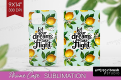 Inspirational Quote Phone Case PNG - Summer Fruit Case PNG Product Image 1