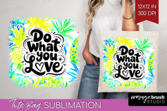 Inspirational Quote Tote Bag - Summer Fruit Tote Bag PNG Product Image 1