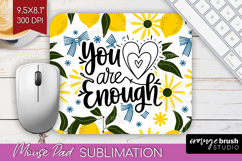 Inspirational Quote Mouse Pad Sublimation - Summer Fruit PNG Product Image 1