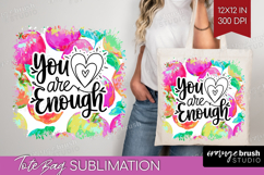 Inspirational Quote Tote Bag - Summer Fruit Tote Bag PNG Product Image 1