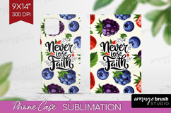 Inspirational Quote Phone Case PNG - Summer Fruit Case PNG Product Image 1