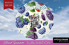 Inspirational Quote Wind Spinner Sublimation PNG - Summer Product Image 1