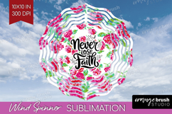 Inspirational Quote Wind Spinner Sublimation PNG - Summer Product Image 1