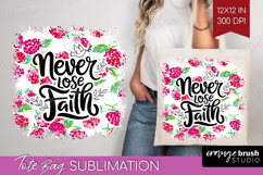 Inspirational Quote Tote Bag - Summer Fruit Tote Bag PNG Product Image 1
