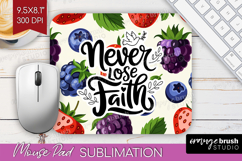 Inspirational Quote Mouse Pad Sublimation - Summer Fruit PNG Product Image 1