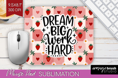 Inspirational Quote Mouse Pad Sublimation - Summer Fruit PNG Product Image 1