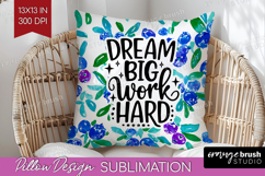 Inspirational Quote Pillow Sublimation - Summer Fruit Pillow Product Image 1
