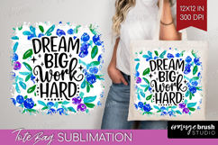 Inspirational Quote Tote Bag - Summer Fruit Tote Bag PNG Product Image 1