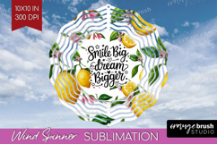 Inspirational Quote Wind Spinner Sublimation PNG - Summer Product Image 1