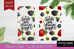 Inspirational Quote Phone Case PNG - Summer Fruit Case PNG Product Image 1
