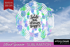 Inspirational Quote Wind Spinner Sublimation PNG - Summer Product Image 1