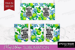 Inspirational Quote Mug Wrap - Summer Fruit Mug PNG Product Image 1