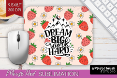 Inspirational Quote Mouse Pad Sublimation - Summer Fruit PNG Product Image 1