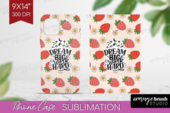 Inspirational Quote Phone Case PNG - Summer Fruit Case PNG Product Image 1